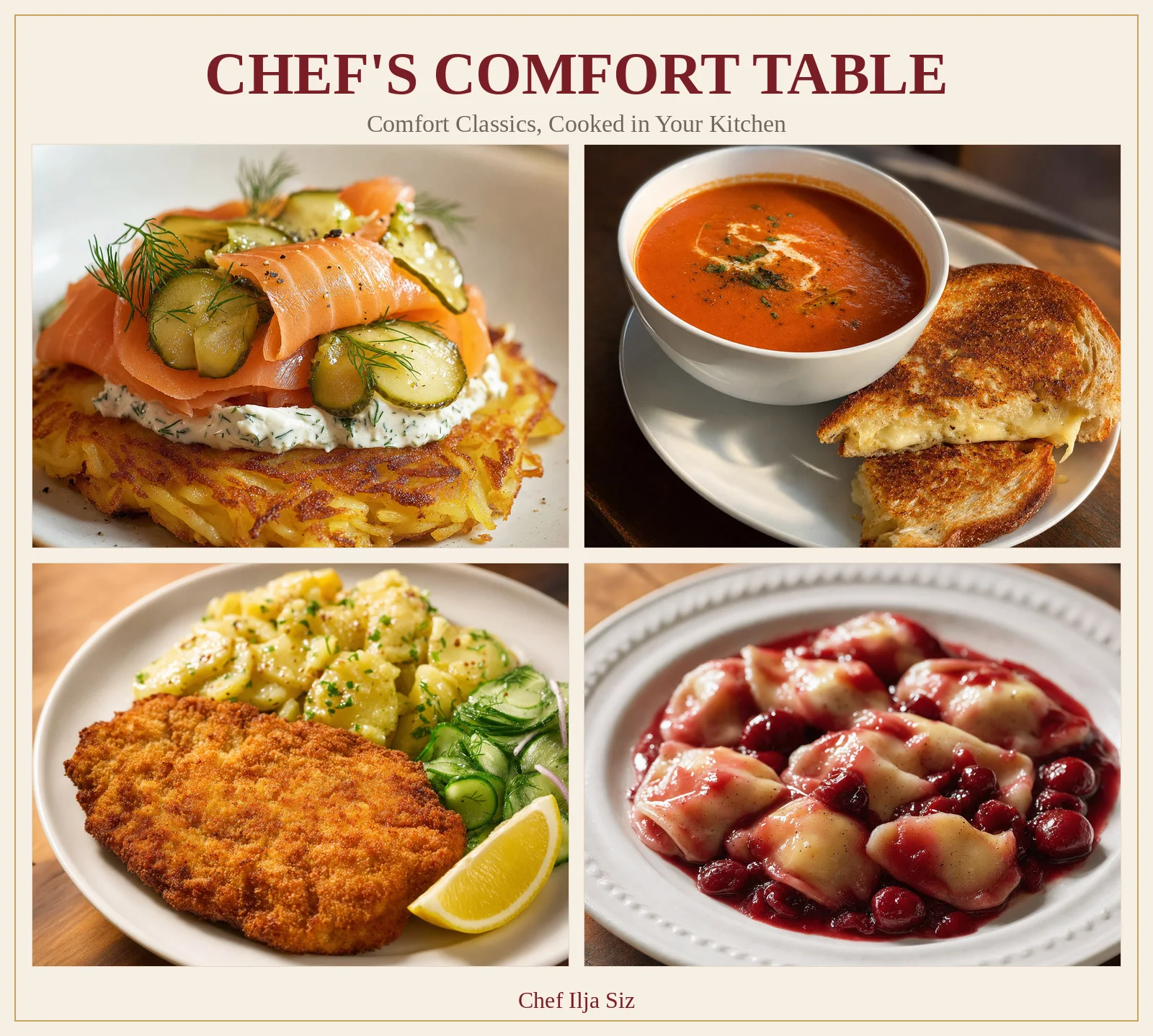 Chef's Comfort Table