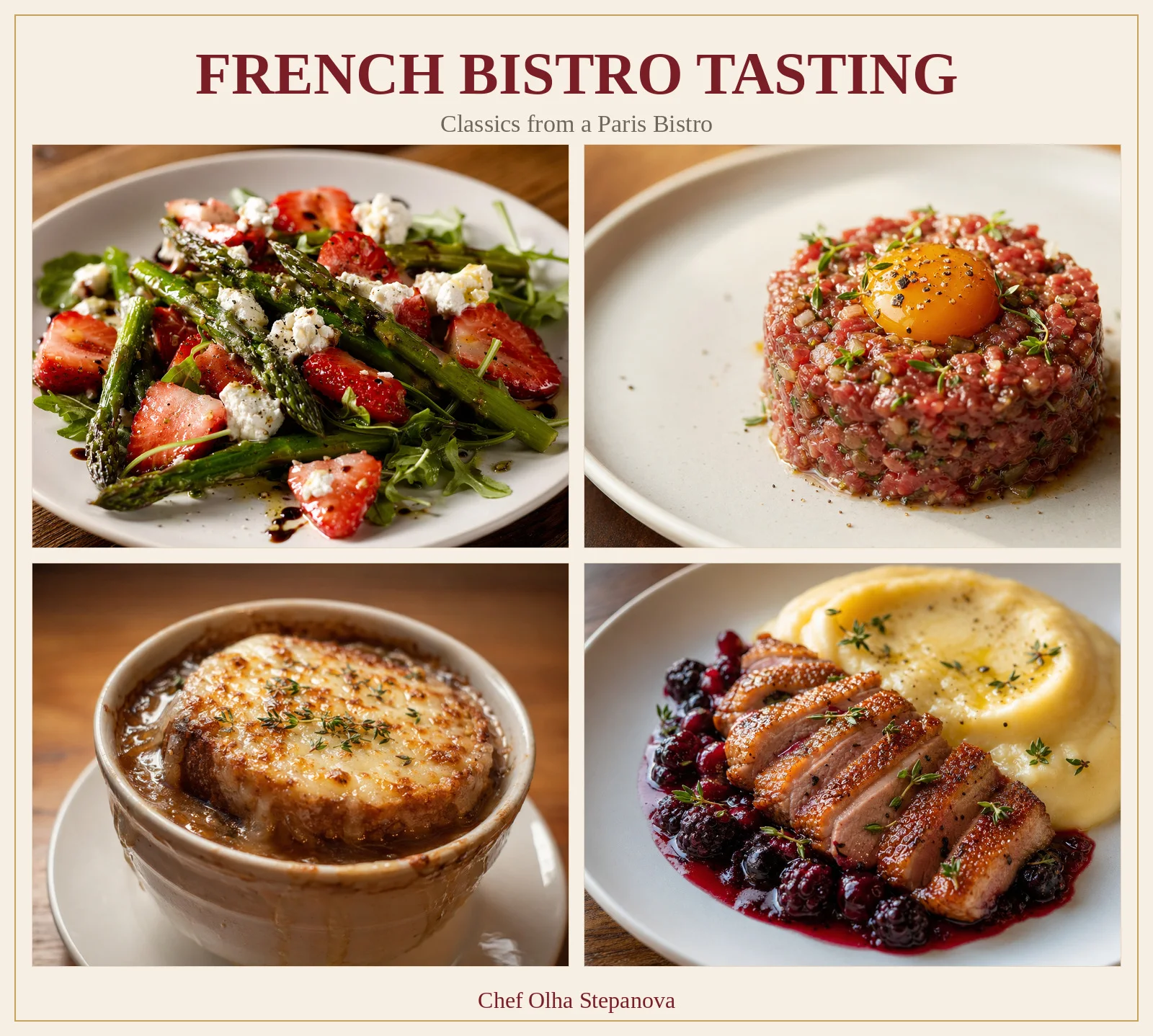 French Bistro Tasting Menu