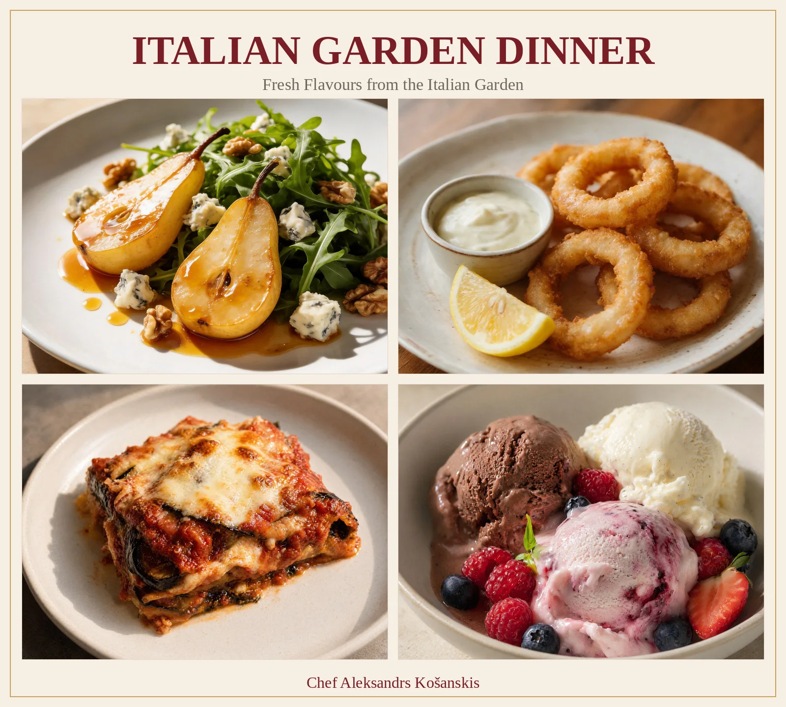 Italian Garden Dinner 