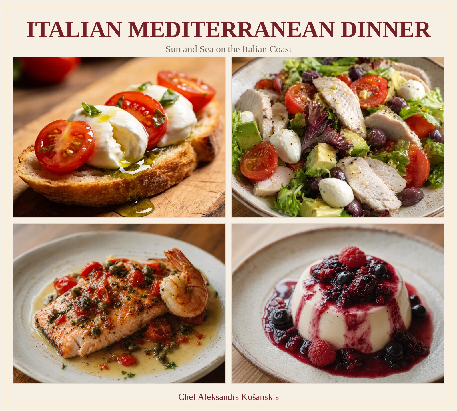 Italian Mediterranean Dinner