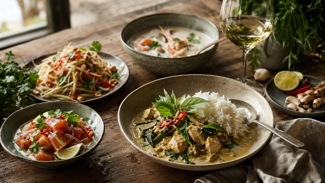Asian-Inspired Tasting Menu